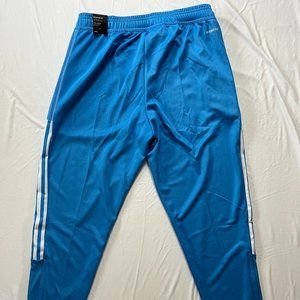 *NEW W/ TAGS* Addidas AeroDry Light Blue Ankle-Zip Sweatpants/Warm-ups Size L.